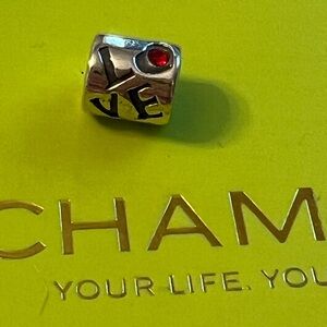 Chamilia Sterling Love Charm with Swarovski Stones